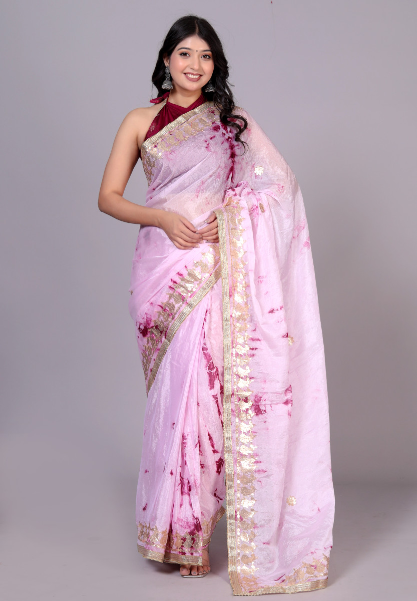 Pure Silk Saree for Women – Jaipuri Printed Rajasthani Designer Saree for Wedding, Party & Festive Wear | Trendy Bollywood Style Summer Sarees 